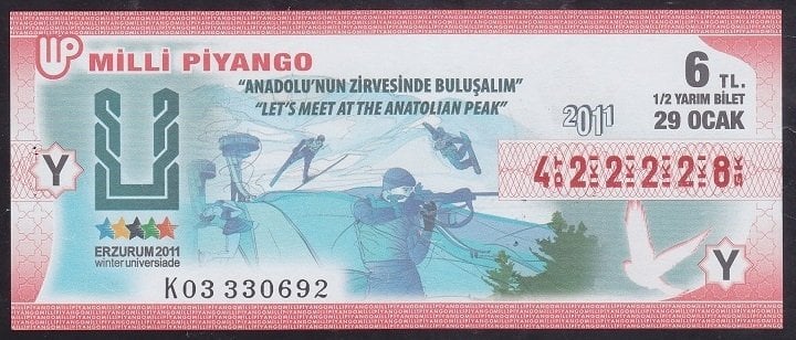 2011 29 Ocak Yarım Bilet - Y Serisi