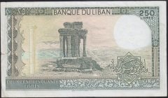 Lübnan 250 Livres 1978 Temiz Pick 67a