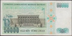 7.Emisyon 1.Tertip 50000 Lira A33 252901 Çok Temiz  +