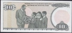 7.Emisyon 2.Tertip 10 Lira E44 636891 Ççt +