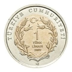 2009 Yılı 1 Lira Fil Hatıra Para Çil