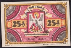Almanya 25 Pfennig Notgeld 1920 Çil