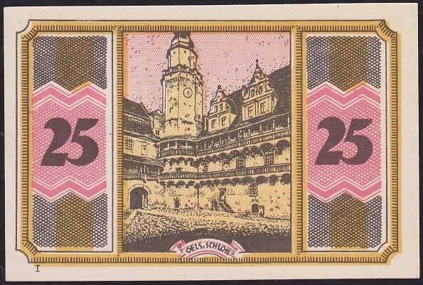 Almanya 25 Pfennig Notgeld 1920 Çil