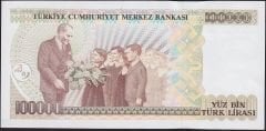7.Emisyon 2.Tertip 100000 Lira E39 550752 Çilaltı Çil