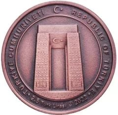 2022 Yılı 1915 Çanakkale Köprüsü Bronz Hatıra Parası Sertifikalı