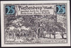 Almanya 25 Pfennig Notgeld 1921 Çil Filigranlı