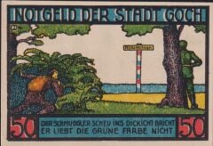 Almanya 50 Pfennig Notgeld 1922 Çil