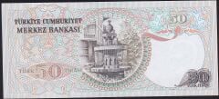 6.Emisyon 2.Tertip 50 Lira J22 516765 Çilaltı Çil