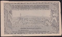 Avusturya 50 Heller Notgeld 1919 Çilaltı