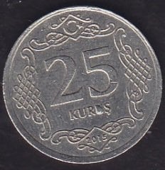 2015 Yılı 25 Kuruş