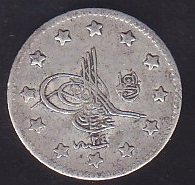 1293 / 24 ABDULHAMİT 1 KURUŞ GÜMÜŞ ÇOK TEMİZ