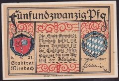 Almanya 25 Pfennig Notgeld 1921 Çil