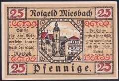 Almanya 25 Pfennig Notgeld 1921 Çil