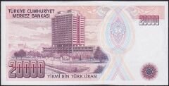 7.Emisyon 1.Tertip 20000 Lira E88 785933 Çil