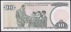7.Emisyon 2.Tertip 10 Lira E49 460022 Ççt Çilaltı