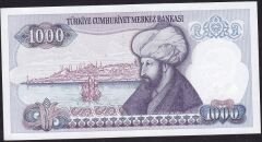 7.Emisyon 2.Tertip 1000 Lira J52 069940 Çil