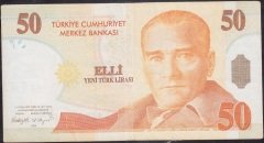 8.Emisyon 50 YTL A59 682377 Çok Temiz