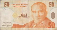 8.Emisyon 50 YTL C58 846967 Çok Temiz