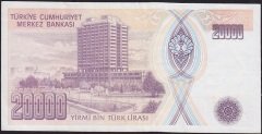 7.Emisyon 2.Tertip 20000 Lira G76 384530 Çok Temiz+