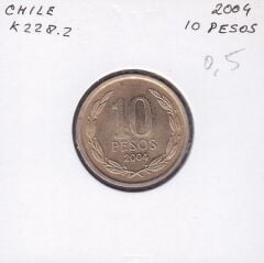 Şili 10 Pesos 2004