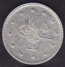 1327/4 Reşat 2 Kuruş Gümüş