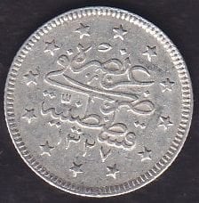 1327/4 Reşat 2 Kuruş Gümüş
