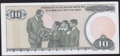 7.Emisyon 2.Tertip 10 Lira E49 861411 Ççt Çilaltı