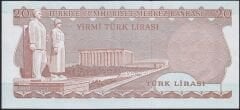 6.Emisyon 2.Tertip 20 Lira E43 016076 Ççt Çilaltı
