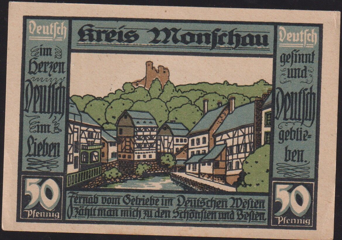 Almanya 50 Pfennig Notgeld 1921 Çil