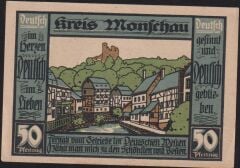 Almanya 50 Pfennig Notgeld 1921 Çil