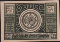 Almanya 50 Pfennig Notgeld 1921 Çil