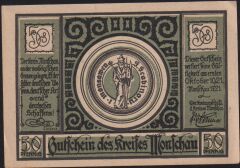 Almanya 50 Pfennig Notgeld 1921 Çil