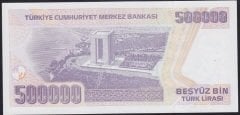 7.Emisyon 4.Tertip 500000 Lira J28 468976 Çil