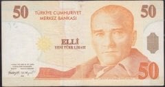 8.Emisyon 50 YTL C03 895909 Çok Temiz