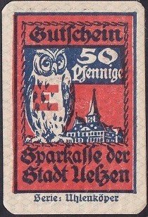 Almanya 50 Pfennig Notgeld 1922 Çil