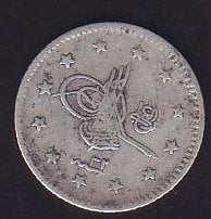 1293 / 32 ABDULHAMİT 1 KURUŞ GÜMÜŞ ÇOK TEMİZ
