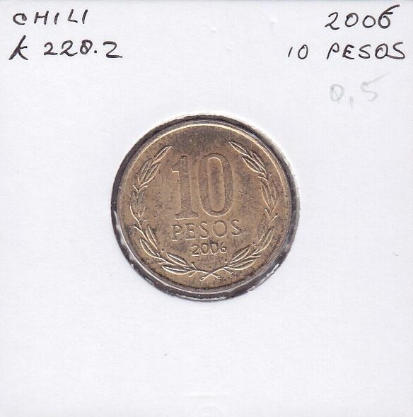 Şili 10 Pesos 2006