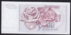 Yugoslavya 50 Dinar 1990 ÇİL Pick 104