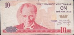 8.Emisyon 10 YTL F87 322517 Temiz