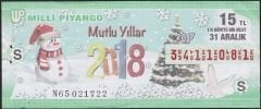2017 31 Aralık Çeyrek Bilet - S Serisi