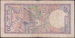 SRİ LANKA 20 RUPEES 1985 ÇOK TEMİZ