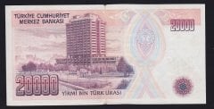 7.EMİSYON 1.TERTİP 20000 LİRA F20 245954 ÇÇT