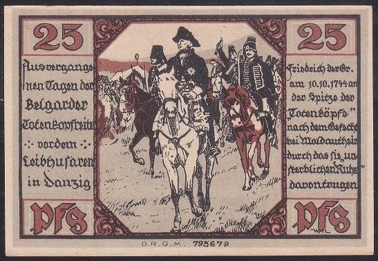 ALMANYA 25 PFENNİNG NOTGELD 1920 ÇİL