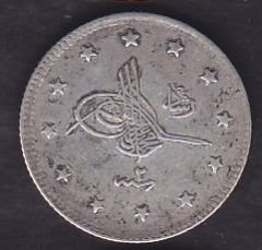 1327/2 Reşat 2 Kuruş Gümüş