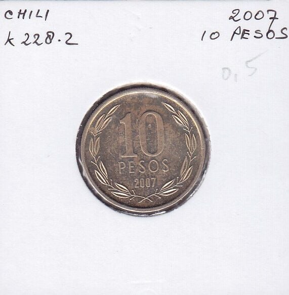 Şili 10 Pesos 2007