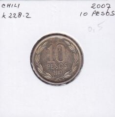 Şili 10 Pesos 2007