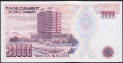 7.Emisyon 1.Tertip 20000 Lira E73 968003 Çilaltı Çil