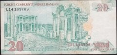 8.Emisyon 20 YTL E14 103708 Çok Temiz