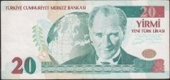 8.Emisyon 20 YTL E14 103708 Çok Temiz