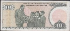 7.Emisyon 2.Tertip 10 Lira E11 155426 Çok Temiz +